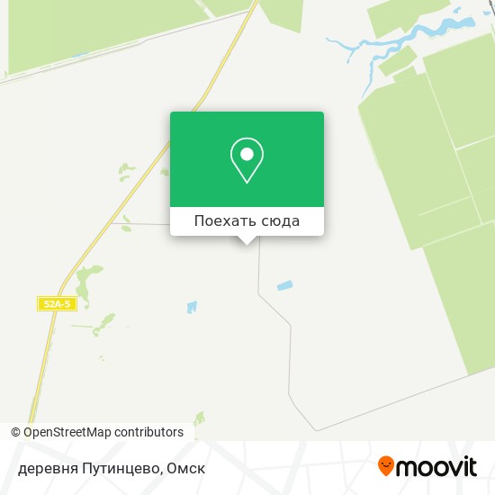 Карта деревня Путинцево