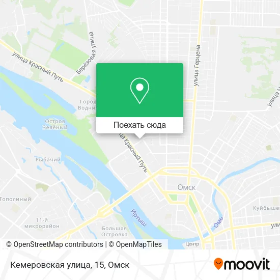 Карта Кемеровская улица, 15