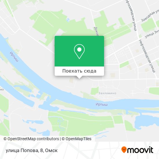 Карта улица Попова, 8