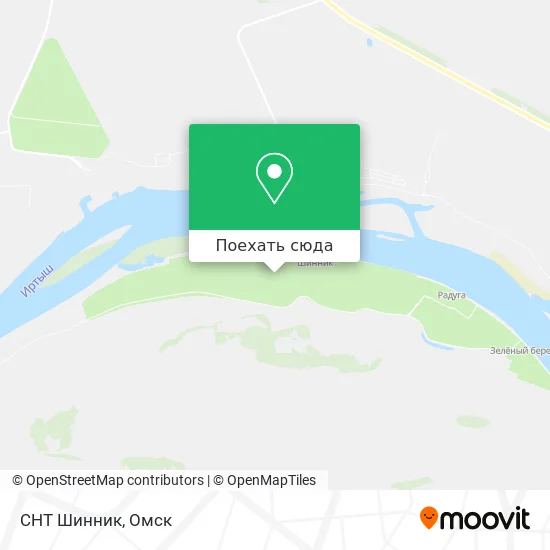 Карта СНТ Шинник