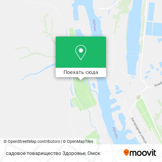 Карта садовое товарищество Здоровье