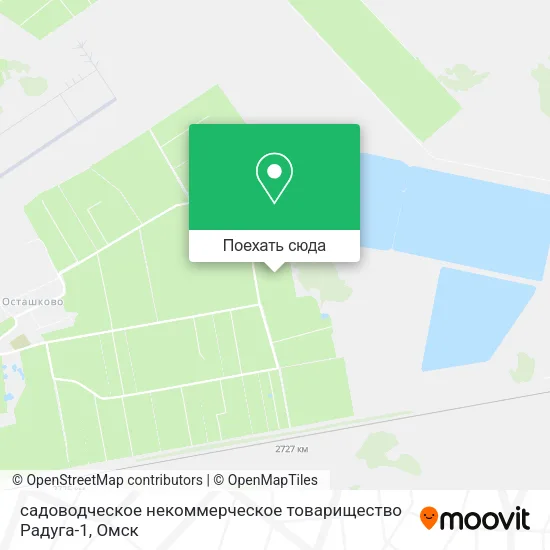 Карта садоводческое некоммерческое товарищество Радуга-1