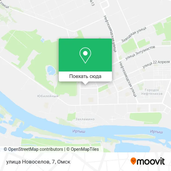 Карта улица Новоселов, 7