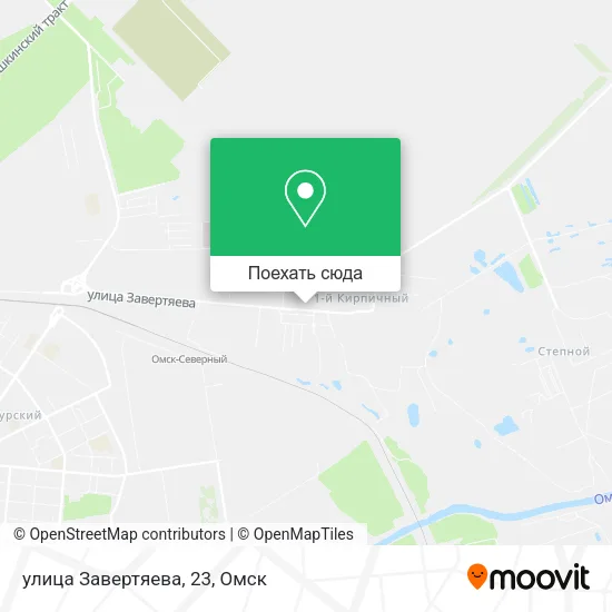 Карта улица Завертяева, 23