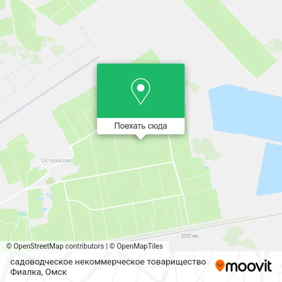 Карта садоводческое некоммерческое товарищество Фиалка