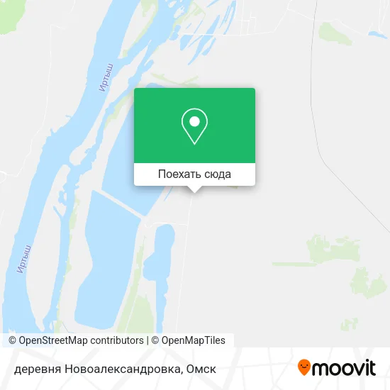 Карта деревня Новоалександровка