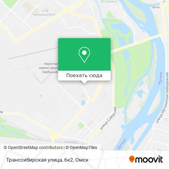 Карта Транссибирская улица, 6к2