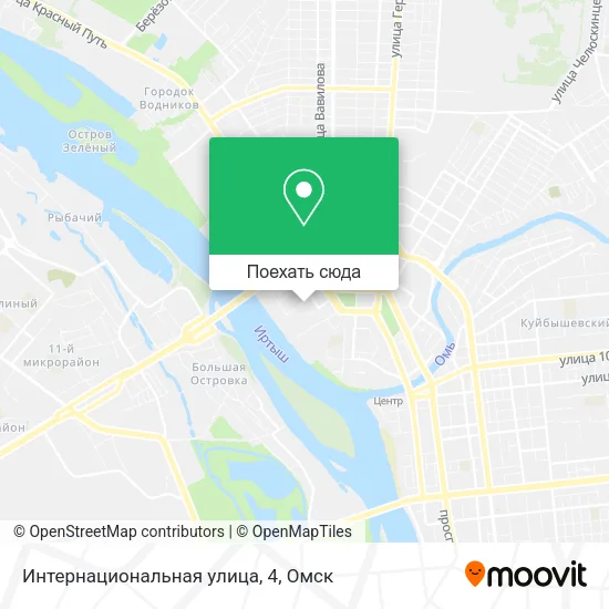 Карта Интернациональная улица, 4