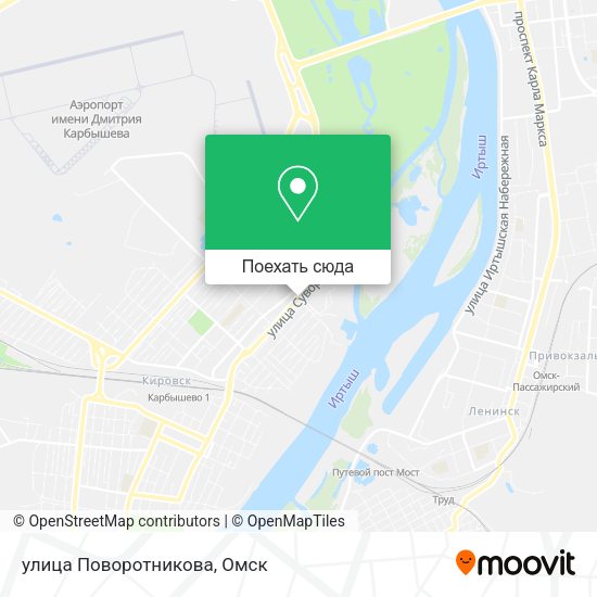 Карта улица Поворотникова