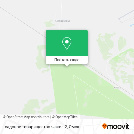Карта садовое товарищество Факел-2