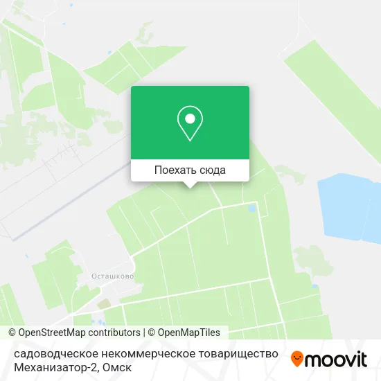 Карта садоводческое некоммерческое товарищество Механизатор-2