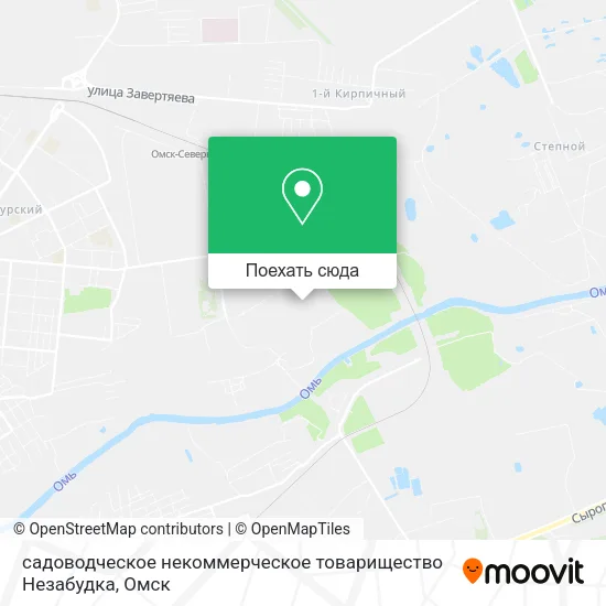 Карта садоводческое некоммерческое товарищество Незабудка