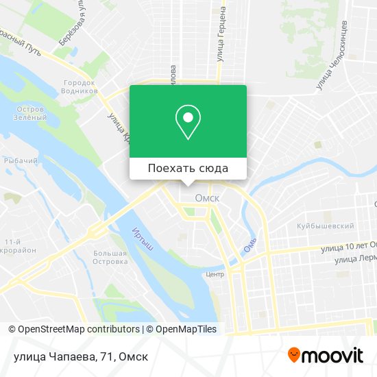 Карта улица Чапаева, 71