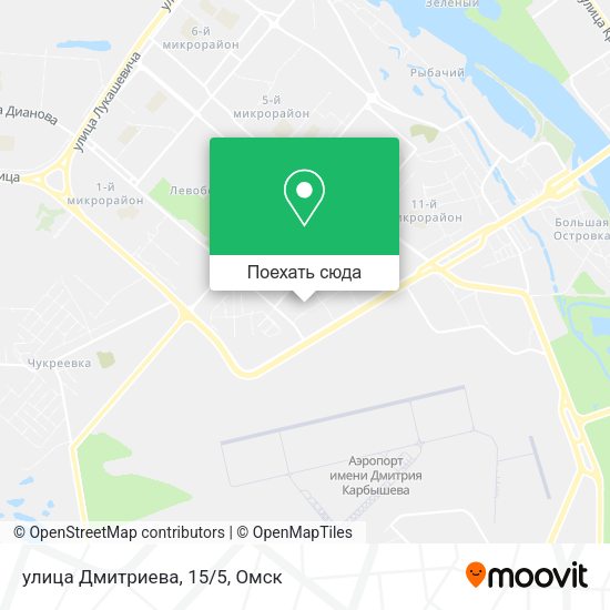 Карта улица Дмитриева, 15/5