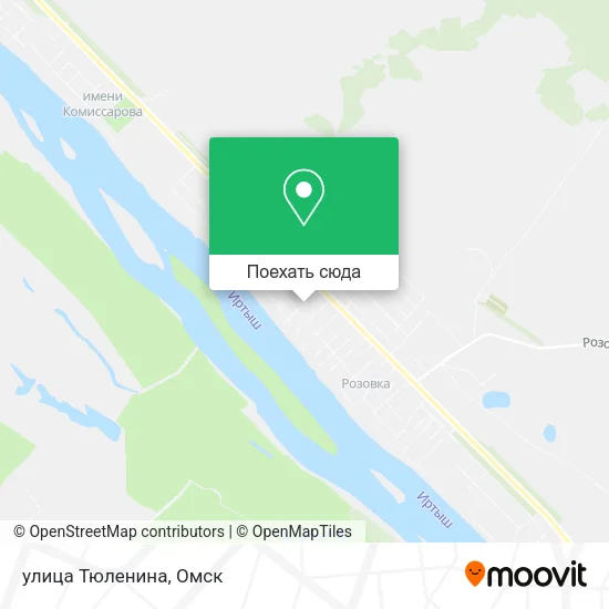 Карта улица Тюленина