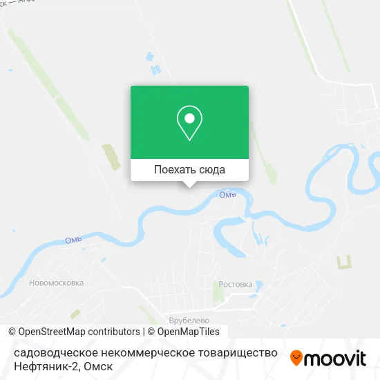 Карта садоводческое некоммерческое товарищество Нефтяник-2