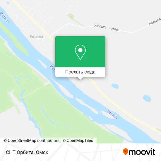 Карта СНТ Орбита