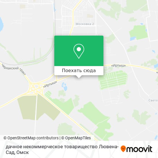 Карта дачное некоммерческое товарищество Лювена-Сад