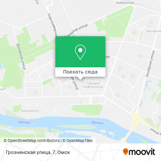 Карта Грозненская улица, 7