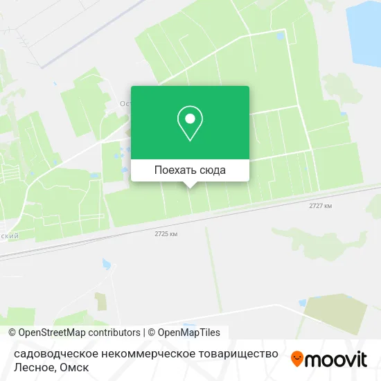 Карта садоводческое некоммерческое товарищество Лесное