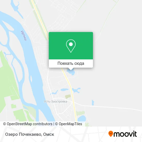 Карта Озеро Почекаево
