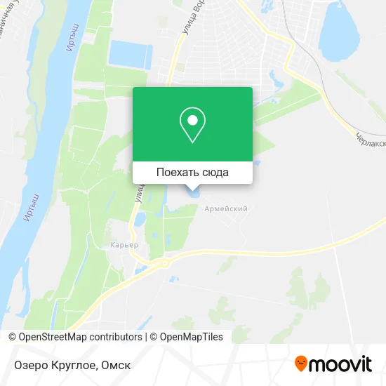 Карта Озеро Круглое