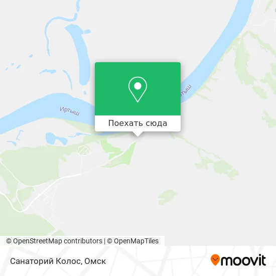 Карта Санаторий Колос