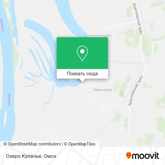Карта Озеро Кулачье