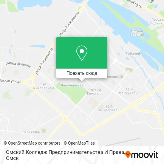 Карта Омский Колледж Предпринимательства И Права