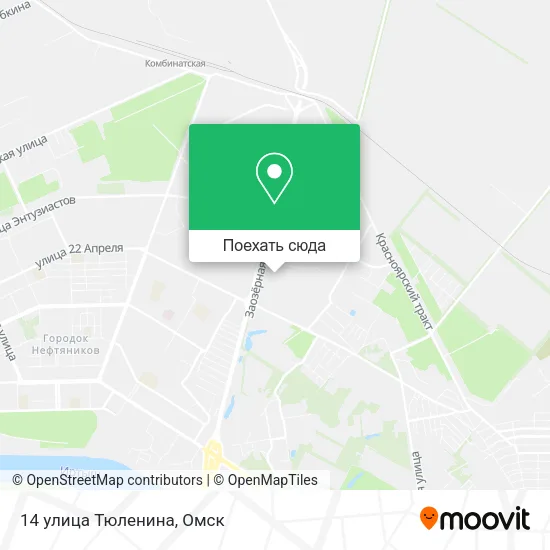 Карта 14 улица Тюленина
