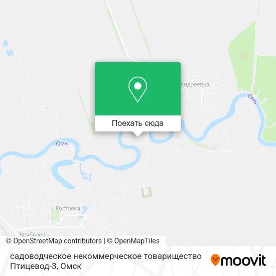 Карта садоводческое некоммерческое товарищество Птицевод-3