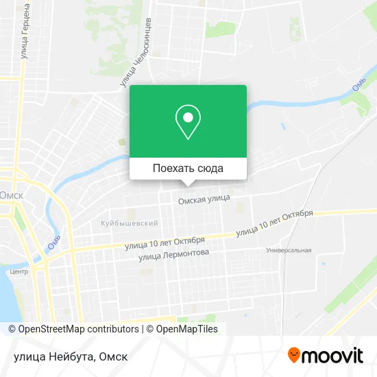 Карта улица Нейбута