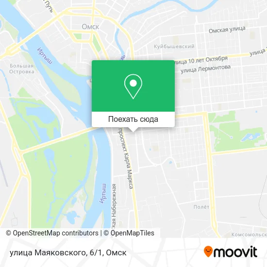 Карта улица Маяковского, 6/1