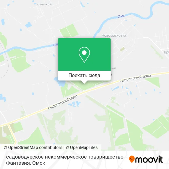 Карта садоводческое некоммерческое товарищество Фантазия