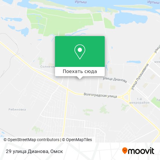 Карта 29 улица Дианова