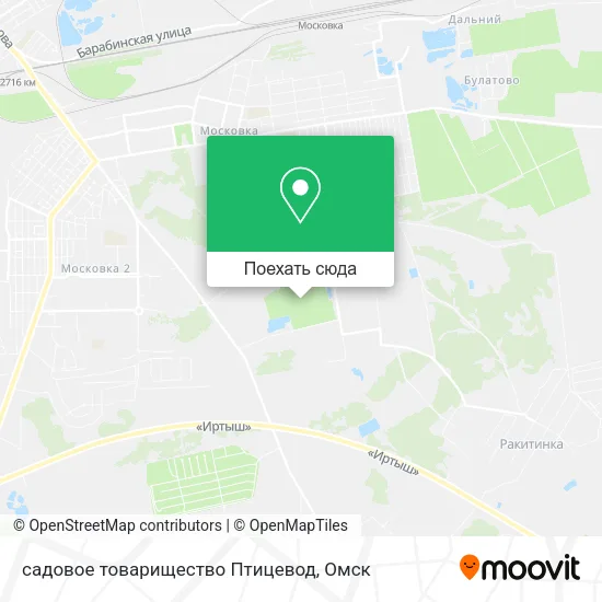 Карта садовое товарищество Птицевод