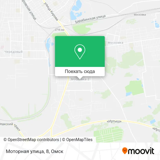 Карта Моторная улица, 8