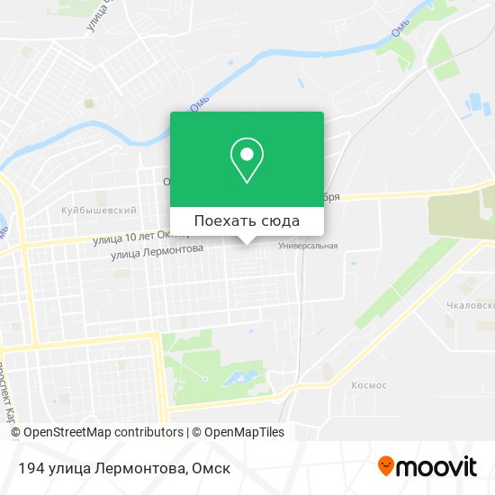 Карта 194 улица Лермонтова
