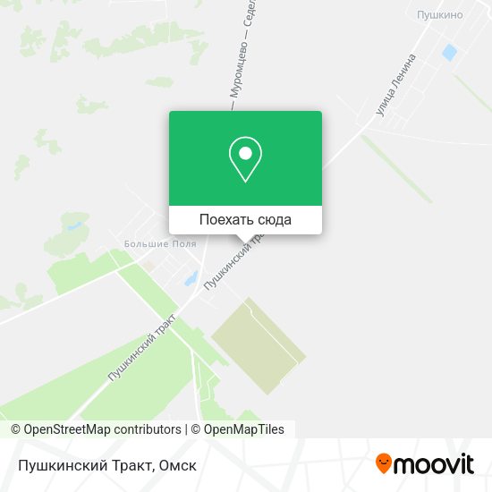 Карта Пушкинский Тракт