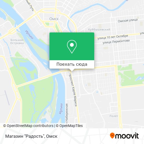 Карта Магазин "Радость"