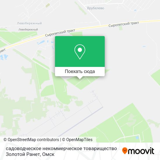 Карта садоводческое некоммерческое товарищество Золотой Ранет