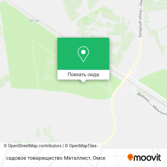 Карта садовое товарищество Металлист