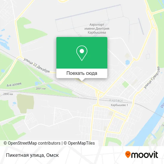 Карта Пикетная улица
