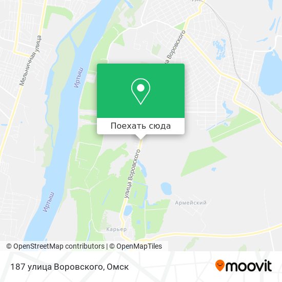 Карта 187 улица Воровского
