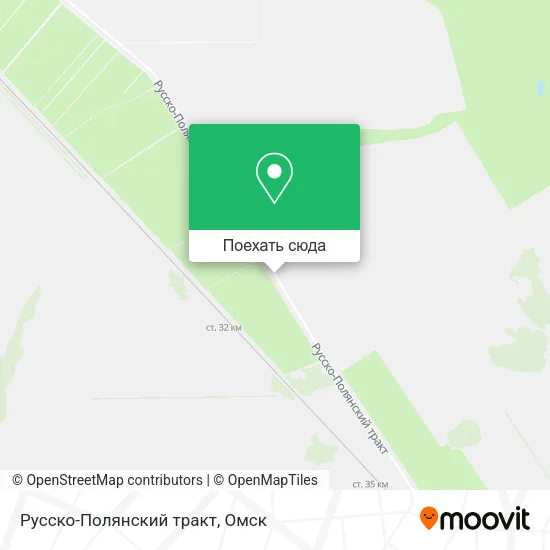 Карта Русско-Полянский тракт