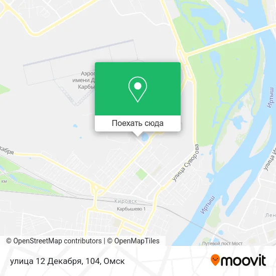 Карта улица 12 Декабря, 104