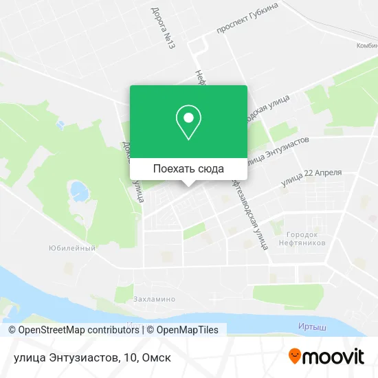 Карта улица Энтузиастов, 10