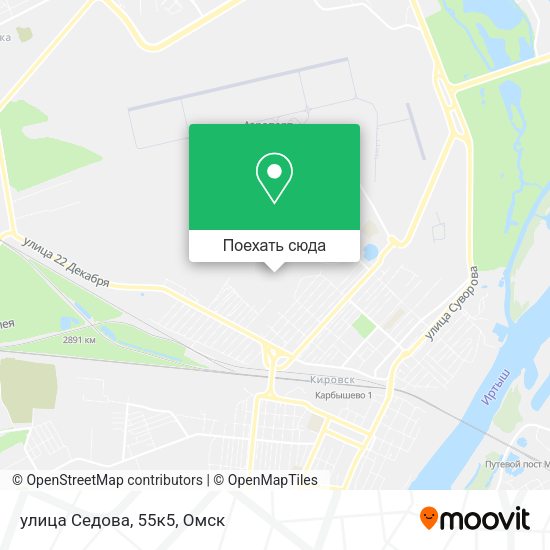 Карта улица Седова, 55к5