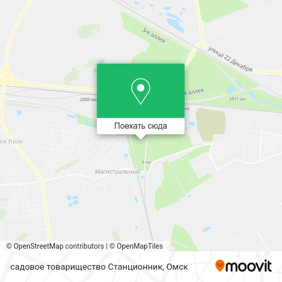 Карта садовое товарищество Станционник