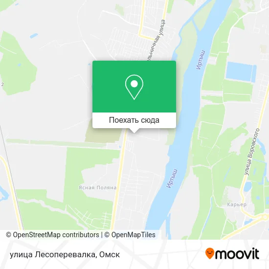 Карта улица Лесоперевалка